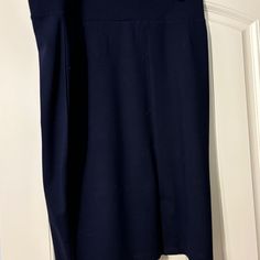 Nwt Pencil Skirt- Dark Blue. Size Says Xl. 16 Navy Fitted Bottoms With Lined Skirt, Fitted Navy Bottoms With Lined Skirt, Blue Stretch Mini Skirt For Workwear, Blue Stretch Midi Pencil Skirt, Navy Stretch Lined Skirt Bottoms, Blue Stretch Skirt For Workwear, Navy Fitted Knee-length Skirt, Blue Stretch Pencil Skirt, Blue High-waist Pencil Skirt For Work