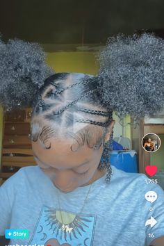 hairstyles on natural hair 2 Puff Hairstyles Natural Hair, Natural Hair Styles For Back To School, Natural Hair Braided Hairstyles No Weave, 2 Natural Braids, Cute Natural Puff Hairstyles, Hairstyles In Two Puffs, Hairstyles To Do With Natural Hair 4c, Cute Easy Hairstyles Natural Hair, Natural Two Puff Hairstyles