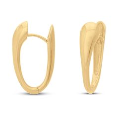 Stylish arcs elongate into dynamic teardrop-shaped curves in these women's huggie earrings. Crafted in 14K yellow gold, the earrings secure in place with snap-lock backs. Yellow Gold Hinged Huggie Earrings, Elegant Teardrop Huggie Earrings With Lever Back, Formal Teardrop Huggie Earrings With Polished Finish, Yellow Gold Teardrop Huggie Earrings With Ear Wire, 14k Gold Teardrop Hoop Earrings With Lever Back, Classic Teardrop Hoop Earrings With Lever Back, Modern Huggie Earrings With Lever Back, Formal 14k Gold Teardrop Huggie Earrings, Classic Yellow Gold Teardrop Huggie Earrings