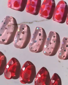 Nail Model, Nails Jelly, Sculpted Gel Nails, Kpop Nails, Bubble Nails, 2023 Nails, Square Nail Designs, Nail Jewels, Nail Sets