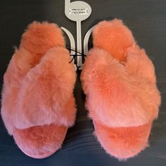 Slip Into Comfort With These Super Soft, Cozy And Vibrant Faux Fur Slippers From Jenni. Size: S (5-6); M (7-8); L (9-10); Xl (11-12) Special Features: Faux Fur Crossed Upper; Faux Fur Lining Pack Includes: 1 Pair Created For Macy's Upper & Lining: Polyester; Sole: Tpr With Textile Spot Clean Yellow Slippers, Grey Slippers, Faux Fur Slides, Pink Slippers, Bedroom Slippers, Slides Slippers, Women Boxing, Fur Shoes, Slide Slippers