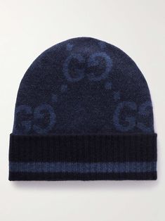 Shop GUCCI Logo-Jacquard Cashmere Beanie, Explore the latest in-season GUCCI collection today on MR PORTER Designer Beanie For Winter, Mens Dress Attire, Gucci Beanie, Shop Gucci, Gucci Collection, Apparel Design Inspiration, Beanie For Men, Business Basics, Future Wardrobe