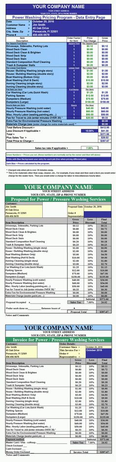 two spreads with numbers and times for each item in the form of an excel sheet