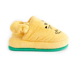 MILK&MOO KIDS SLIPPERS: Milk&Moo kids slippers are made of 100% Turkish cotton. HOUSE SLIPPERS FOR KIDS: These house slippers designed for kids aged 5-6 with shoe sizes EU 29-30, US 12C, 12.5C. They are made of %100 cotton and features a smooth inner sponge to be super soft against your child's skin. They do not feature any additional fabric on the inside to keep feet cooler, breathable and feel more lightweight. EASY TO SLIDE ON: They’re strategically designed with stretchable slingbacks for a relaxed and secure fit. They allow the feet to move and grow without being constricting. Moreover, they provide enough air while adding some warmth without overheating to make slippers always stay fresh. They can be put in the washing machine. High quality certified cotton holds up very well even af Cheap Yellow Slide Slippers, Kid Slippers, Comfortable Yellow Slip-on Slippers, Animal Slippers For Kids, Slippers For Kids, Kids Bunny Slippers, Cotton House, Designer Slippers, Kids Slippers