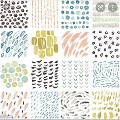 a variety of hand drawn patterns and designs royalty