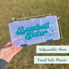 Baseball Sister Snackle Box for Baseball Kid Gift Idea Baseball Game Travel Snack Box Activity for Travel Ball Sibling Snack Container - Etsy Snackle Box, Travel Ball, Baseball Sister, Travel Snacks, Snack Containers, Baseball Gifts