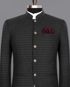 Mine Shaft Black Mandarin/Bandhgala Wool Rich Blazer BL1318-BG-36 Luxury Bandhgala With Mandarin Collar For Workwear, Traditional Winter Bandhgala For Workwear, Luxury Formal Bandhgala With Mandarin Collar, Traditional Black Outerwear For Work, Elegant Black Nehru Jacket For Semi-formal Occasions, Winter Formal Bandhgala With Stand Collar, Semi-formal Stand Collar Bandhgala For Winter, Formal Winter Bandhgala With Stand Collar, Fall Workwear Bandhgala With Long Sleeves