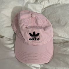 Pink Adidas Cap - Brand New Trendy Pink Adjustable Dad Hat, Trendy Adjustable Pink Dad Hat, Pink Dad Hat For Summer, Pink Snapback Dad Hat For Summer, Pink Summer Baseball Cap Dad Hat, Pink Baseball Cap Style Dad Hat For Summer, Pink Curved Brim Dad Hat For Summer, Trendy Curved Visor Hats For Spring, Trendy Spring Hat With Curved Visor