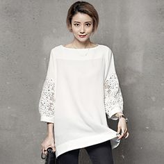 Design Sense of Collar Top Autumn September 2020 new arrival WHITE Uni Style, Collar Top, A Word, Type A, Free Giveaway, Types Of Collars, Wedding Accessories, Lanterns, Tunic Tops