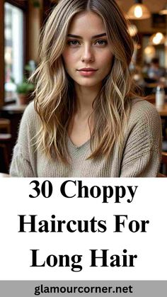 Discover the ultimate choppy haircuts for long hair that are perfect for adding volume and style to your tresses. From layered cuts to textured ends, these trendy looks can transform your long hair into a chic, modern style. Whether you're aiming for a beachy vibe or a more polished finish, these choppy haircuts will give your hair the fresh, dynamic look you've been craving. Explore these inspiring styles and find the perfect cut to elevate your long locks! #ChoppyHaircuts #LongHairStyles #TexturedHair #LayeredHaircuts Long Hair Short Choppy Layers, Long Stylish Haircut, Women’s Long Layered Hairstyle, Long Hair With Choppy Layers Texture, Modern Long Haircut For Women, Long Hairstyles Trendy, Long Layers Textured Hair, Haircuts For Long Length Hair Layered, Long Layered Haircut Ideas