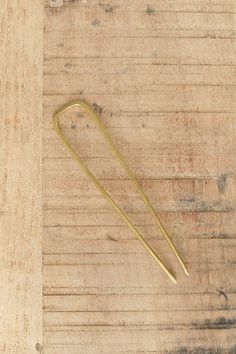 This Mesa Brass Hair Pin is crafted from solid brass, providing both durability and elegance. Its slight flexibility allows for a secure yet comfortable hold, making it the perfect addition to any hairstyle. Brass Hair Pin, Handmade Hairpin, Hair Pin, Solid Brass, Hair Pins, Brass, Hair Styles, Hair