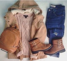 Winter Outfits 2019, Cute Fall Outfits, Winter Outfits Women, Mode Vintage, Fashion Mode, Girly Outfits, Outfit Idea