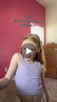 Jessica Skube on Instagram: "Heading into 2nd grade like… 😍 back to school hairstyles for girls starting w/ this super easy braided hair down but of your face look 👀 Should my boys be next? #hairtutorial #hairstyle #backtoschool #firstdayofschool #hairideas #girlmom #grwm" Hair Style Short Girl, Hairstyles For Short Hair Kids Easy, Mini Braids In Hair, Cute Easy Hair Styles For School Fast, Hair Down With Little Braids, Easy Back To School Hairstyles For Kids, Cute Hairstyles For School Pictures, Cute And Easy Hairstyles For Kids, Cute Hairstyles For Curly Hair Kids