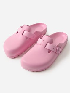 DESCRIPTION:Birkenstock's classic slip-on clog is now made in a waterproof and highly flexible EVA material.FEATURES:Round ToeAdjustable BuckleAnatomically Shaped FootbedLightweight & WaterproofEVA MaterialNarrow Fit Birkenstock Women, Birkenstock, Clogs, Slip On