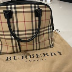 Authentic Plaid Beautiful Bag! Pls See Pics For Excellent Condition, Classic Style, Unique Shape/Style Don’t Make This Anymore. Has Minor Flaws Due To Age But Nothing Major And Barely Noticeable. Preloved Still Has Tons Of Love Left! She’s A Stunner Burberry London, Burberry Bag, Beautiful Bags, Of Love, Burberry, Classic Style, Satchel, Bag Lady, Plaid