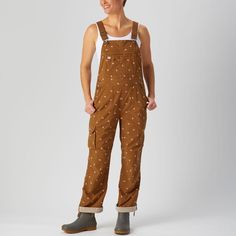 Front View Gardening Overalls, Mushroom Print, Duluth Trading Company, Gardening Outfit, Duluth Trading, Ripstop Fabric, Bib Overalls, Overalls Women, Trading Company