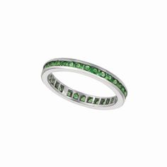 Channel Style Code# R5920WST_RG Setting: Channel Dimensions: 1/10 inch in width Colorstone 1: Tsavorite Stone 1 Shape: Round Stone 1 Qty: 34 Stone 1 Weight Ctw: 0.75 Total Gem WT: 0.75 Gold Karat: 14K Color 2: White Approxe WT Grams: 2.40 Tsavorite Ring, Diamond Jewelry Store, Best Diamond, Diamond Rings, Jewelry Stores, Diamond Jewelry, Fine Jewelry, Gems, Stone