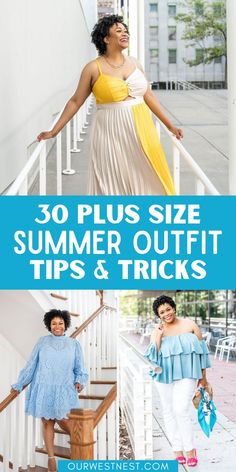 Steal these 30 smart plus size style tips for summer! Use these tips to create the perfect plus size summer outfits for 2022! If you're looking gof casual plus size fashion for women, definitely read this post! Plus Size Date Night Outfits Summer, Plus Size Style Tips, Tips For Summer, Plus Size Summer Fashion, Holiday Outfits Summer, Outfit Tips, Date Night Outfit Summer, Summer Holiday Outfits, Plus Size Summer Outfits