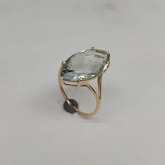 You can choose your own gem in my store. Let me know if you would like to see options Details of the ring Gem: Green Amethyst Gem size & shape: 20x10 mm and Marquise Center Gem weight: 5.85 carat Gold purity: 14K (58.33% approx.) Gold weight: 1.37 grams total weight of ring: 2.54 grams Fine briolette cut Green Amethyst marquise shape gemstone ring set in solid 14K yellow gold. The Gold purity is guaranteed and it comes with authentic 14 kt gold hallmark. Since these Rings are handmade, Size Green Amethyst Jewelry, Chrysoprase Ring, Green Amethyst Ring, Handmade Jewelry Box, Tanzanite Stone, Gold Gemstone Ring, Amethyst Gem, Rose Quartz Ring, Alternative Engagement Rings