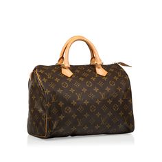 The first every-carry-all city bag, the Louis Vuitton Speedy 35 is an essential bag for the lady-on-the-go who also wants to remain fashion forward. A timeless classic, this bag is crafted from Louis Vuitton’s signature monogram canvas, which is characteristically famed for complimenting any and every day outfit within your wardrobe. This handbag features beautiful cowhide leather trimmings and is cleverly finished off with gold-toned hardware. Its interior features a roomy storage compartment alongside a slip pocket for smaller necessities. SPL Exterior Monogram canvas Cowhide leather trimmings Rounded handles Gold toned hardware Zip close Good exterior condition - significant patina to the handles Interior Brown fabric lining One large interior compartment Slip pocket Good interior condi Speedy Bag, Louis Vuitton Speedy 35, Speedy 35, Louis Vuitton Speedy 30, Handbag Collection, Speedy 30, City Bag, Essential Bag, Timeless Handbag