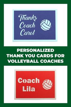 three stickers with the words thank coach and volleyball coaches