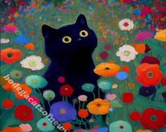 Gustav Klimt Garden Style Cat Print Klimt Flowers Cat Poster Funny Black Cat Art Floral Print Funny Cat Gift Home Decor Poster - Etsy Klimt Garden, Art Mignon, Iconic Artwork, 강아지 그림, Cat Poster, Black Cat Art, Art Et Illustration, Cat Posters, Art And Illustration