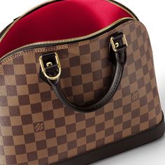 LOUIS VUITTON® - Alma Pm - Brown Alma Louis Vuitton, Timeless House, House Icon, Louis Vuitton Alma Pm, Alma Pm, Etsy Seo, Home Icon, Louis Vuitton Official, Damier Ebene