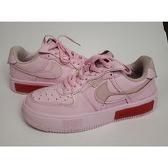 Nike Womens Air Force 1 Low Da7024-600 Pink Casual Shoes Sneakers Size 8.5 Womens You Will Receive The Exact Shoes Shown In The Pictures. Normal Signs Of Wear Mostly In Swoosh Pieces; One Small Hole In Fabric On The Inside, See Pictures For Exact Condition. Womens Air Force 1, Casual Shoes Sneakers, Nike Womens, Air Force 1 Low, Shoe Show, Air Force 1, Womens Shoes Sneakers, Air Force, Nike Shoes