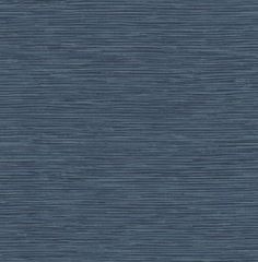 Cyrus Faux Grasscloth Naval Blue & Silver Peel-and-Stick Wallpaper by NextWall Grasscloth Peel And Stick Wallpaper, Silver Wallpaper, Drops Patterns, Blue Vinyl, Grasscloth Wallpaper, Smooth Walls, Burke Decor, Vinyl Wallpaper, Wallpaper Samples