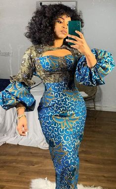 Latest Ankara Gown Styles For Ladies, Latest Ankara Styles For Ladies, African Wedding Dress Ankara, Kaftan Styles, Nigerian Dress, Short Locs