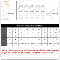 Shoe Size Chart Women, Size Chart Women, Embroidered Loafers, Orthopedic Sandals, Ebay Business, Reference Chart, Boots Cowboy, Business Formal, Driving Shoes