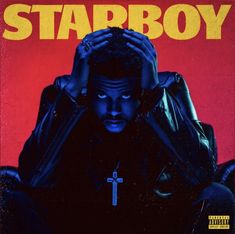 the starboy movie poster has been altered to look like he is holding his head