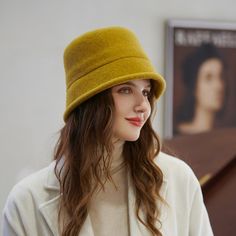 The Emes Shop hat is detailed with a sleek minimalist design. Features a solid color. wool material. and cloche hat design.MATERIAL:100% Brushed Wool BlendCIRCUMFERENCE MEASUREMENTS: 56-58cm 22-23in Fur Felt Cloche Hat With Short Brim For Fall, Classic Solid Cloche Hat For Fall, Fall Cloche Hat With Short Brim In Fur Felt, Classic Fall Cloche Hat, Classic Solid Color Cloche Hat For Fall, Classic Cloche Felt Hat For Winter, Fur Felt Hat For Fall, Classic Winter Cloche Felt Hat, Fitted Solid Cloche Hat