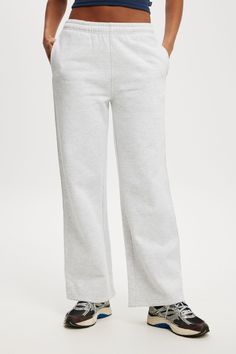 Plush Essential Straight Leg TrackpantBody - Plush Essential Straight Leg Sweatpant - Cloudy Grey MarleCotton On | Women | Clothing | Sweats & Hoodies | SweatpantsCotton On | Women | Clothing | Sweats & Hoodies | SweatpantsCotton On | Women | Clothing | Sweats & Hoodies | Sweatpants Gray Full-length Bottoms With Ribbed Waistband, Sporty Heather Grey Bottoms With Pockets, Heather Grey Athleisure Pants For Loungewear, Heather Grey Relaxed Fit Athleisure Bottoms, Heather Grey Sporty Bottoms With Relaxed Fit, Heather Grey Relaxed Fit Sporty Bottoms, Sporty Heather Grey Bottoms With Relaxed Fit, Gray Full-length Athleisure Sweatpants, Gray Full Length Athleisure Sweatpants