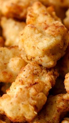 closeup of fried food items in a bowl