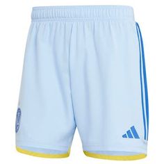 Let your Atlanta United FC pride shine wherever you may be by grabbing these sweet 2024 Away Authentic Shorts from adidas. Along with a comfortable elastic waistband, these shorts offers moisture-wicking AEROREADY technology to keep you fresh and focused. On top of that, the striking Atlanta United FC graphics let everyone know you're a devoted fan. Officially licensed AEROREADY technology absorbs moisture and makes you feel dry Imported Material: 100% Recycled Polyester Brand: adidas Heat-seale Adidas Sporty Bottoms With Built-in Shorts, Summer Sportswear Bottoms With Three Stripes, Adidas Athleisure Bottoms With Built-in Shorts, Three Stripes Branding Sportswear For Summer, Three Stripes Sportswear Bottoms For Summer, Sportswear Bottoms With Three Stripes For Summer, Athleisure Bottoms With Three Stripes Branding And Short Length, Athleisure Bottoms With Three Stripes Branding In Short Length, Athleisure Shorts With Three Stripes Branding