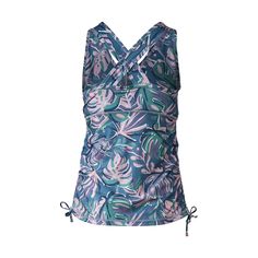 Stay safe from UV rays while looking stylish in our bestselling women’s ruched tank top with a UPF 50+ rating. Sun protection swimwear has never looked so flattering or felt so good. For women looking for a more modest swimsuit, pair this swim tank with our swim shorts or tights, for more coverage. This tankini top offers tummy control and feels so comfortable on the skin. Shop this swim tank for ladies in a variety of colors, prints, and sizes, including plus-sizes up to 4XL.