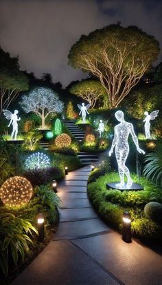 Garden With Sculptures, Get Together Decoration Ideas, Topiary Sculpture, Outdoor Sculpture Garden, Enchanting Garden, Place Making, Outdoor Designs, Sculpture Ideas, Sculpture Garden