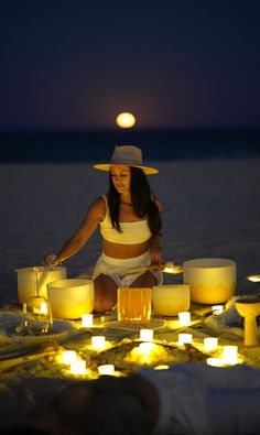 Full Moon Beach, Sharing Circle, Full Moon Ceremony, Yoga House, Moon Ceremony, Home Yoga Room, Fitness Retreat, Yoga Outdoor, Moon Beach