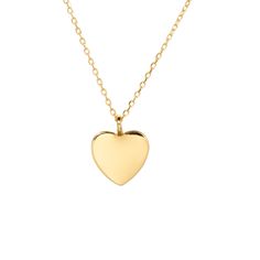 Introducing the Lev Heart Necklace, a timeless symbol of love and affection. This elegant piece features a beautifully polished heart pendant, crafted in exquisite gold, that dangles delicately from a slender chain. Perfect for everyday wear or special occasions, the Lev Heart Necklace adds a touch of grace and charm to any outfit.  Hypoallergenic, nickel, and lead-free; Tarnish resistant. Made of 14K gold plated over sterling silver. Forever Jewelry, Men's Jewelry Rings, Jewelry Ring Box, Watch Necklace, Womens Jewelry Rings, Statement Jewelry, Heart Necklace, Womens Jewelry Bracelets, Jewelry Sales