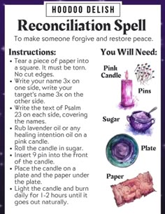 Call A Spirit Spell, Reconciliation Spell Jar, Spells For Addicts, Unblocking Spells, Hoodoo Love Spell, Reconciliation Spell, Energy Spell, Voodoo Spells Witchcraft, Magical Herbs Witchcraft