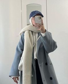 Korean Winter Outfits, Stylish Outfits Casual, Smart Casual Wardrobe, Street Hijab Fashion, Stylish Hijab, Muslim Outfits Casual