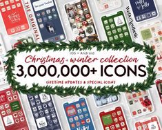 the christmas winter collection is on sale for $ 50, 000 and it's free icons