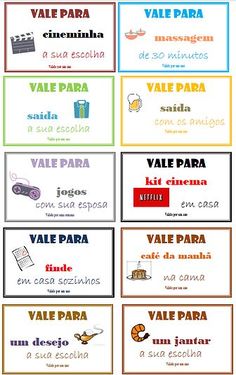 different types of business cards in spanish and english