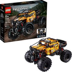 the lego technic monster truck is in its box