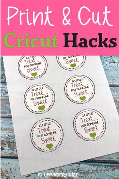 print and cut cricut hacks for kids to learn how to use them