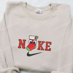 Get in the festive spirit with our Stocking Christmas x Nike Christmas Embroidered Sweatshirt and Shirt! These limited edition pieces are the perfect gift for any Nike lover this holiday season. Made from high-quality materials, they are designed to keep you cozy and stylish during the winter months. The sweatshirt and shirt feature beautiful Christmas-themed [...] Bad Bunny Tshirt Christmas, Bad Bunny Embroidery Sweater, Bad Bunny Christmas Shirt, Bad Bunny Christmas Sweater, Bad Bunny Nike, Nike Christmas, Nike Embroidered Sweatshirt, Nike Inspired, Embroidered Apparel