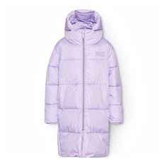 Purple Puffer Jacket, Long Puffer Jacket, Pastel Lilac, Long Puffer Coat, Long Puffer, Girls Outerwear, Purple Jacket, Tween Outfits, Detachable Hood