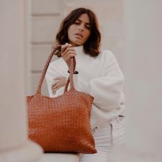 The Classic Elena, Italian Woven Leather Handbag - MILANER Woven Leather Tote Bag, Woven Leather Shoes, Leather Work Bag, Woven Leather Tote, Winter Inspo, 2023 Vision, Leather Bags Handmade, Parisian Chic, A Perfect Day