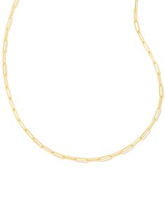 Buy Courtney Paperclip Necklace in Gold at KendraScott. Kendall Scott, Avalon Nj, Casual Blouse Shirts, Paperclip Necklace, Sold Out Sign, Kendra Scott Necklace, Delicate Necklaces, Link Design, Color Season